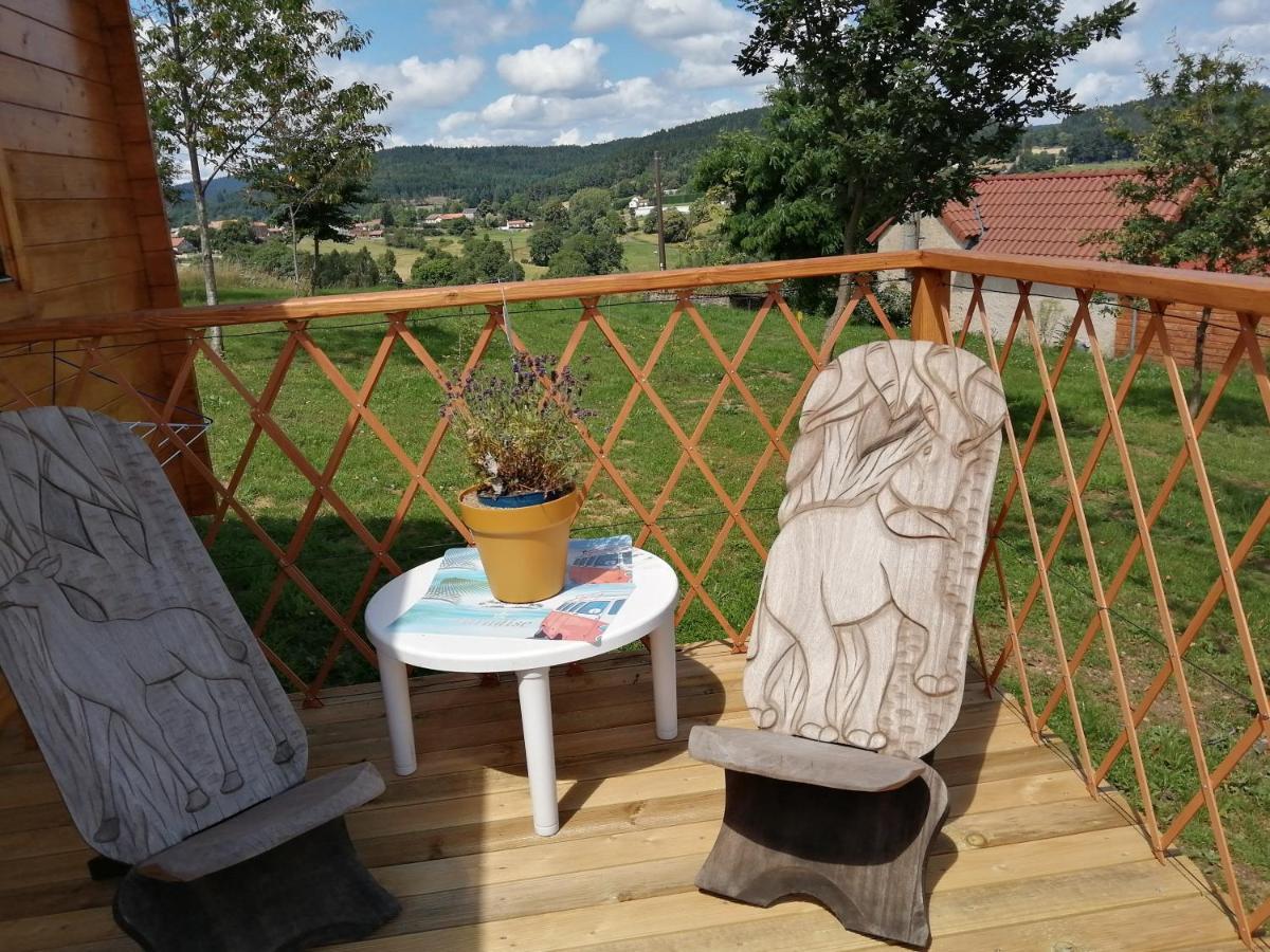 Le Chalet Des Etoiles Champagnac-le-Vieux Exterior foto